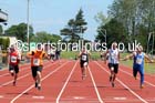 100 metres, North East Masters Champs, Monkton Stadium,  Jarrow. Photo: David T. Hewitson/Sports for All Pics
